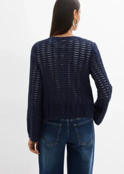 Gilet en maille ajourée