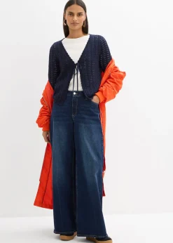 Gilet en maille ajourée