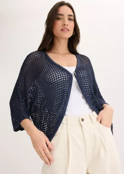 Gilet en maille ajourée