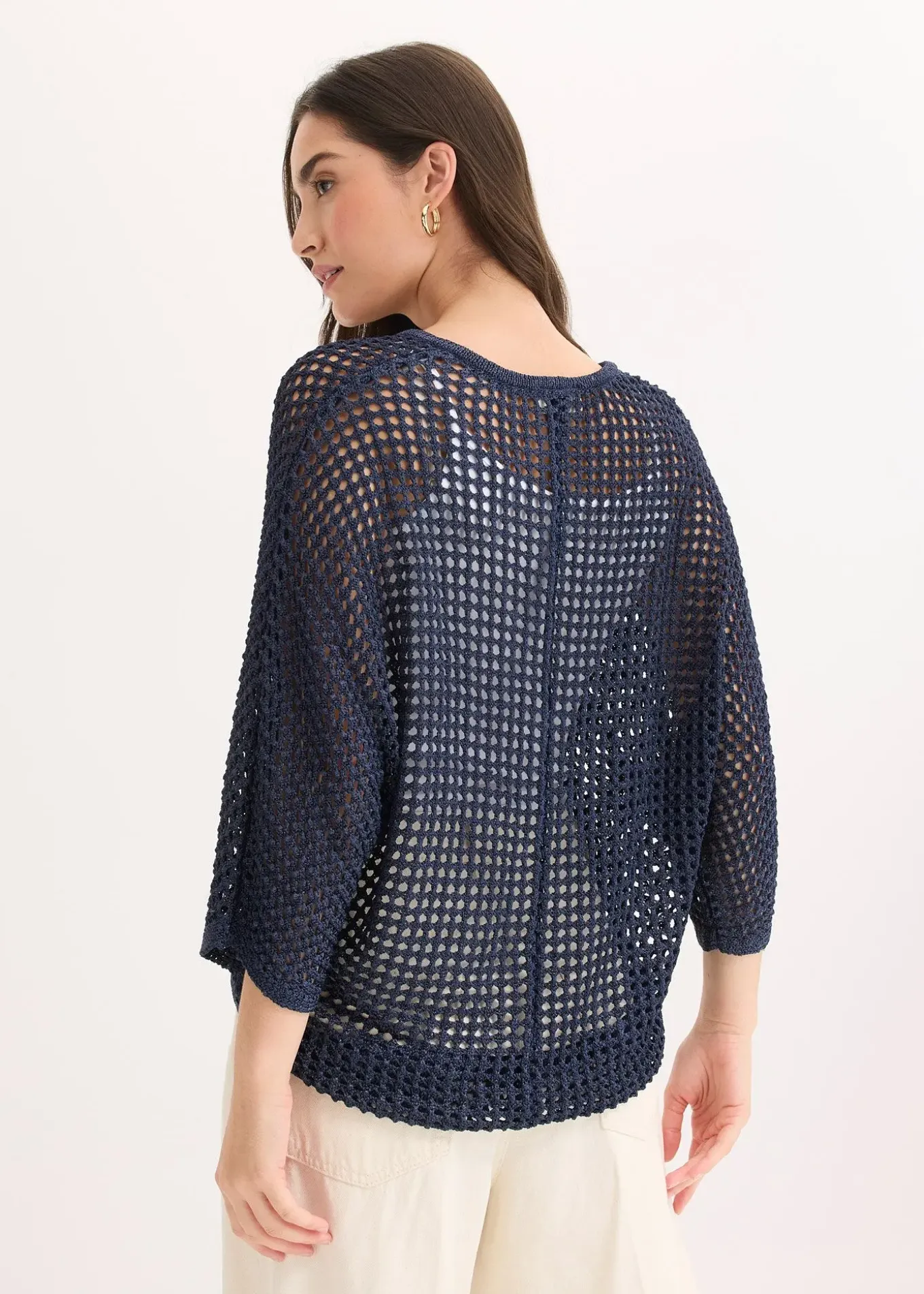 Gilet en maille ajourée