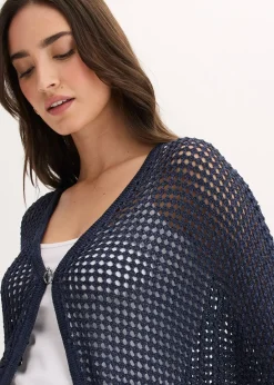 Gilet en maille ajourée