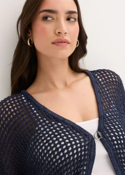 Gilet en maille ajourée