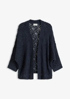 Gilet en maille ajourée