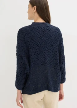 Gilet en maille ajourée