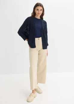 Gilet en maille ajourée