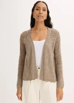 Gilet en maille ajourée