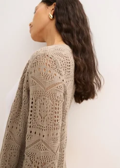 Gilet en maille ajourée