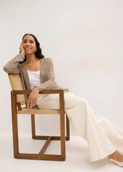 Gilet en maille ajourée