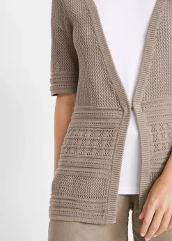 Gilet en maille ajourée