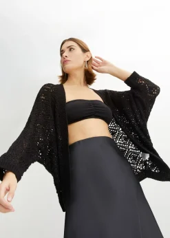 Gilet en maille ajourée