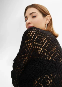 Gilet en maille ajourée