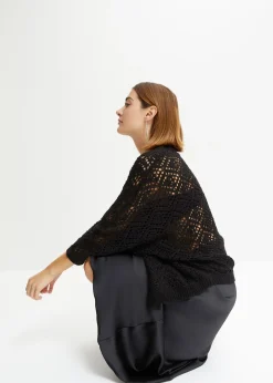 Gilet en maille ajourée