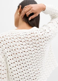 Gilet en maille ajourée