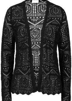 Gilet en maille ajourée