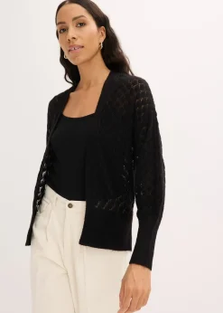 Gilet en maille ajourée