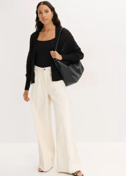 Gilet en maille ajourée