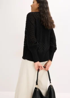 Gilet en maille ajourée