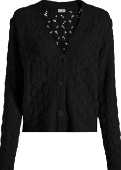 Gilet en maille ajourée