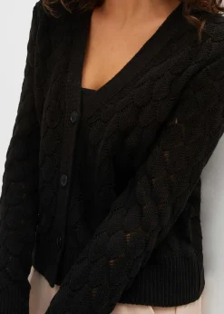 Gilet en maille ajourée