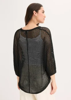 Gilet en maille ajourée