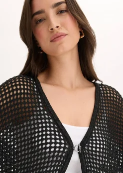 Gilet en maille ajourée