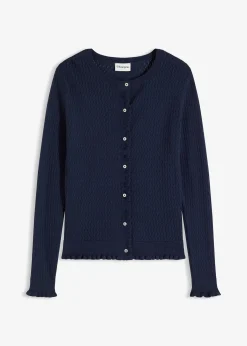 Gilet en maille ajourée