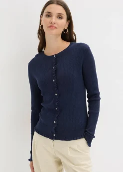 Gilet en maille ajourée