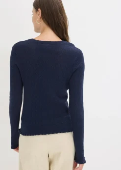 Gilet en maille ajourée