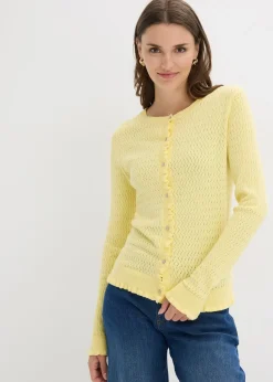 Gilet en maille ajourée