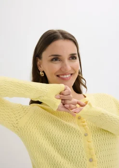 Gilet en maille ajourée