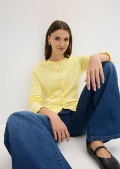 Gilet en maille ajourée