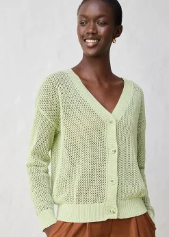 Gilet en maille ajourée