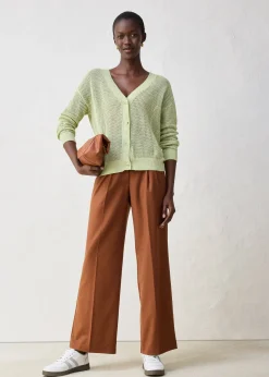 Gilet en maille ajourée