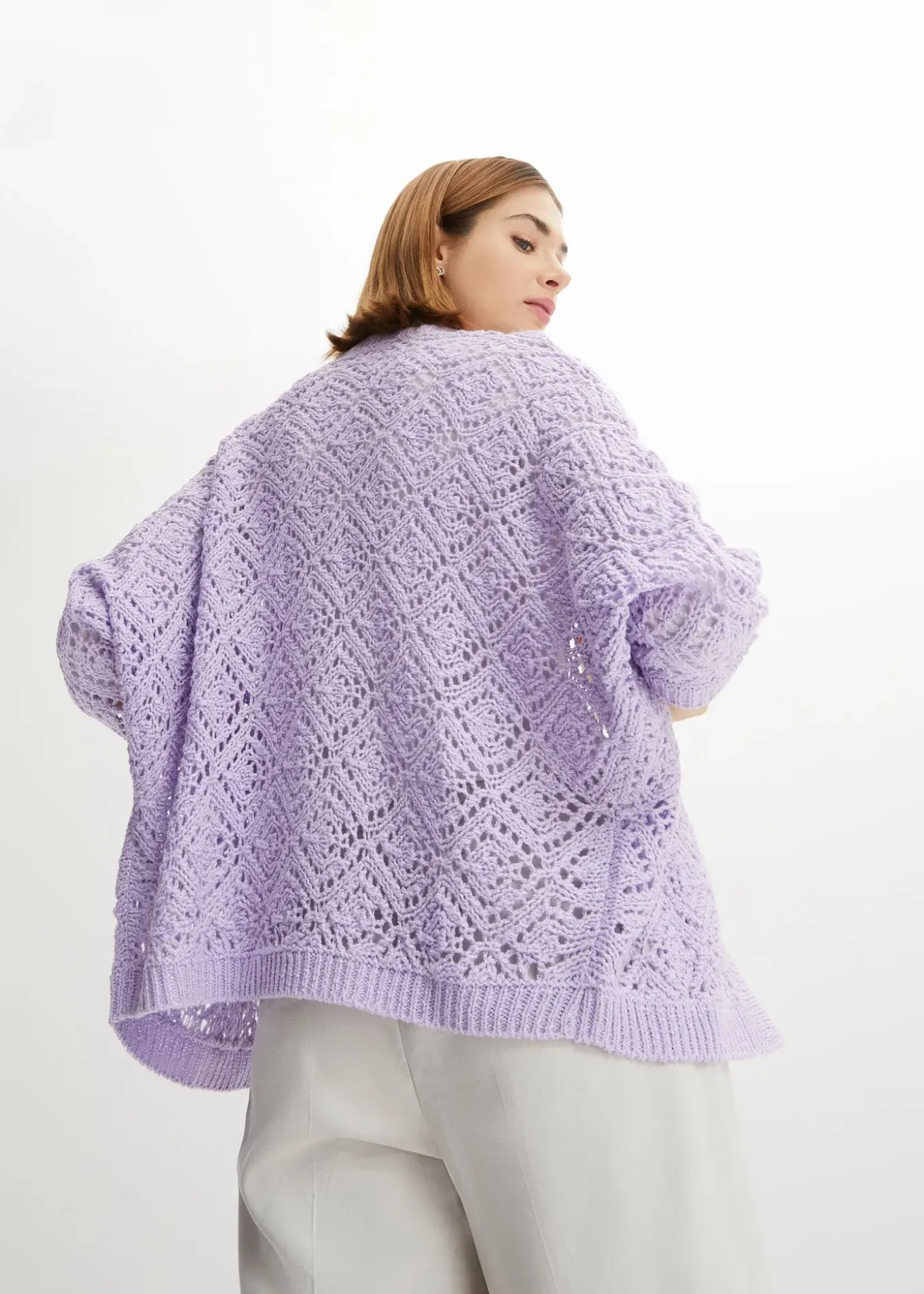 Gilet en maille ajourée