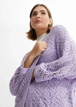 Gilet en maille ajourée