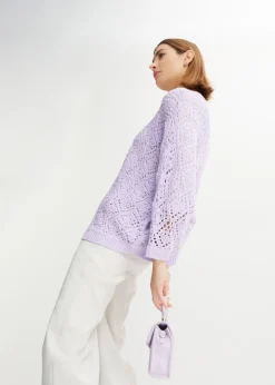 Gilet en maille ajourée