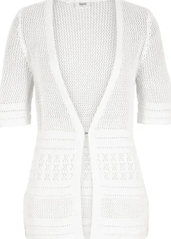 Gilet en maille ajourée