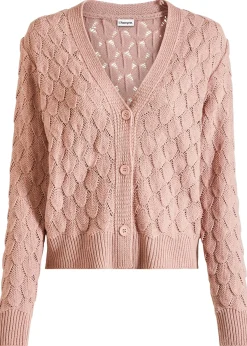 Gilet en maille ajourée