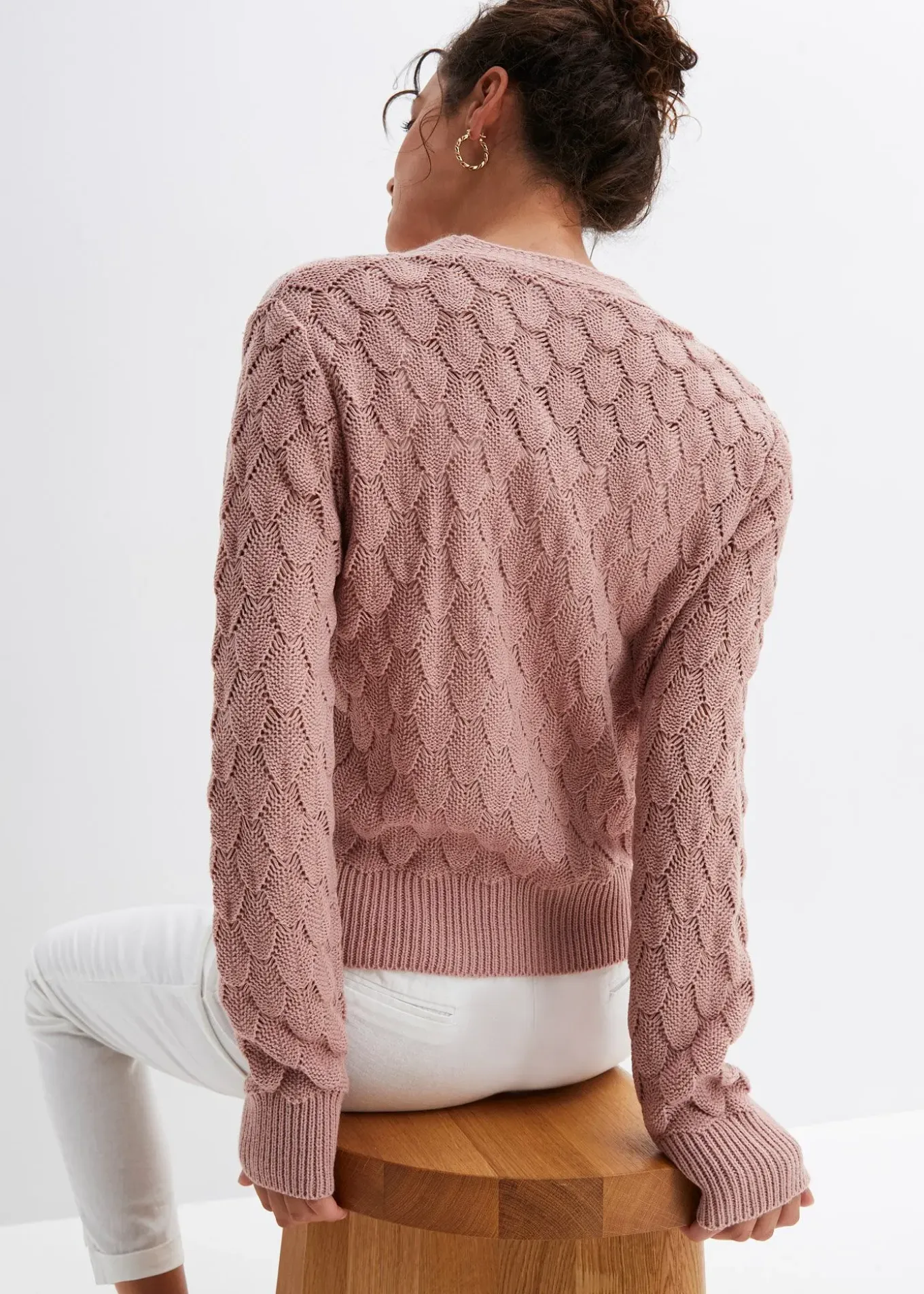 Gilet en maille ajourée