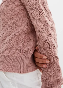 Gilet en maille ajourée