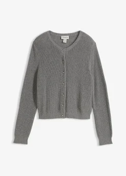 Gilet en maille avec boutons décoratifs