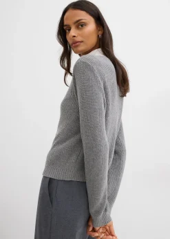 Gilet en maille avec boutons décoratifs