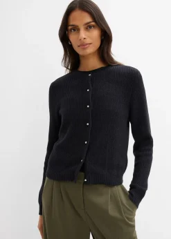 Gilet en maille avec boutons décoratifs