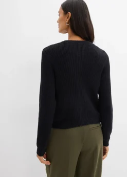 Gilet en maille avec boutons décoratifs