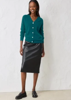 Gilet en maille avec cachemire