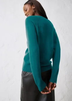 Gilet en maille avec cachemire