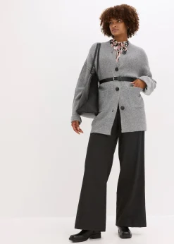 Gilet en maille avec ceinture