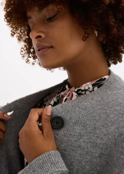 Gilet en maille avec ceinture