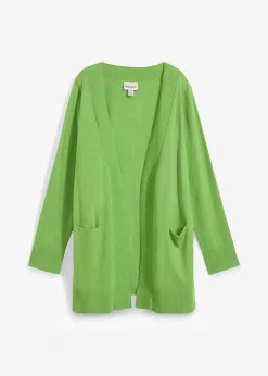 Gilet en maille avec poches, manches longues