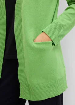 Gilet en maille avec poches, manches longues